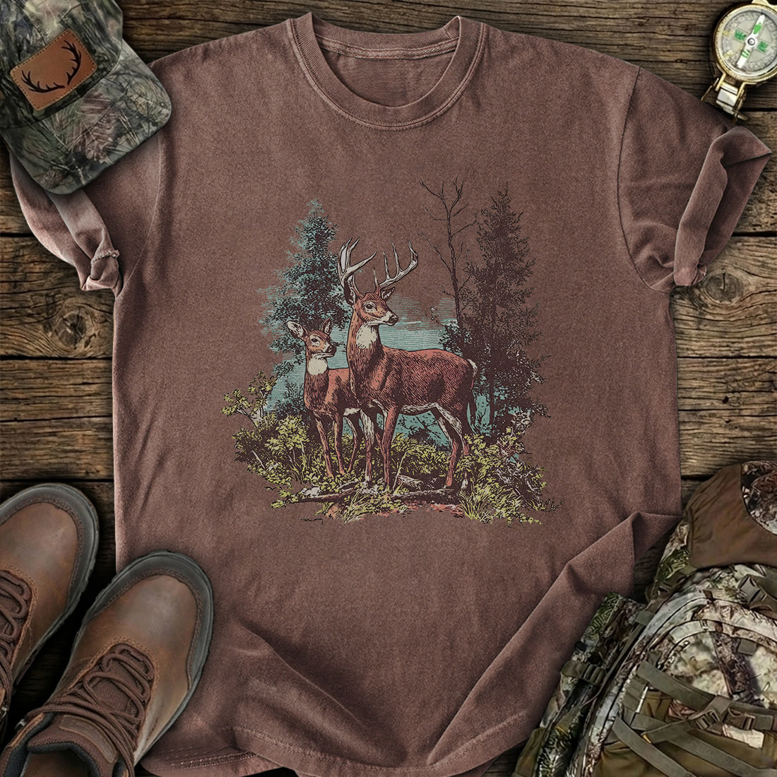 Wildwood Deer Bond T-Shirt product image 1