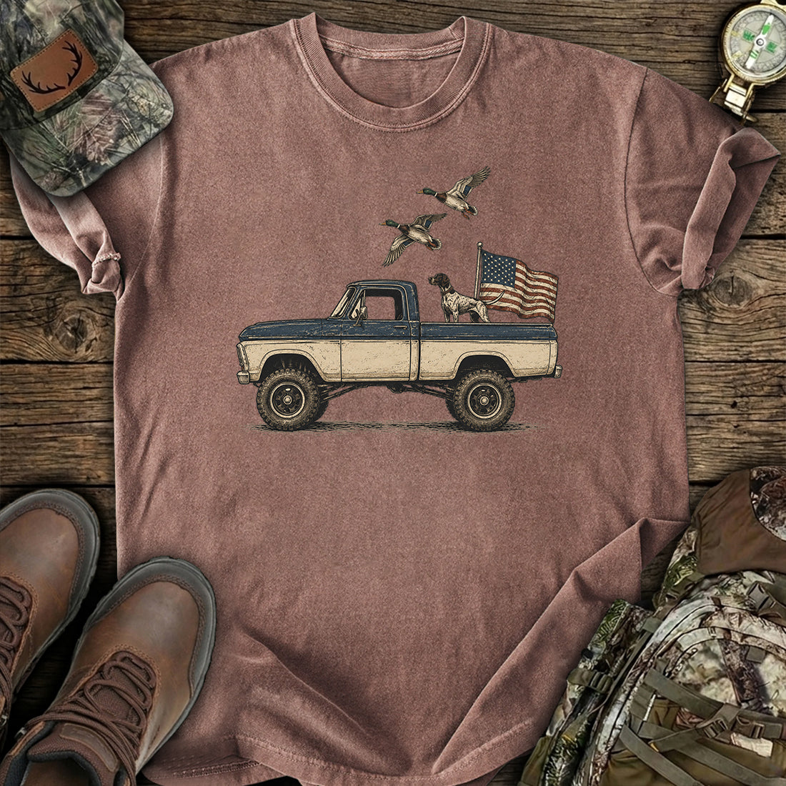 Freedom Hunt Dog T-Shirt product image 5