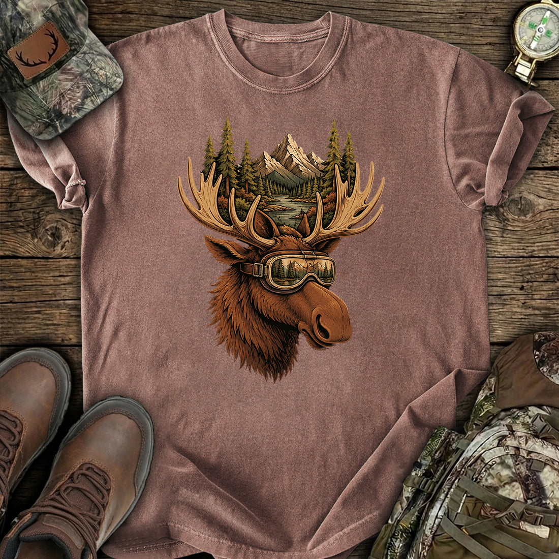 Majestic Moose Hunt T-Shirt product image 5