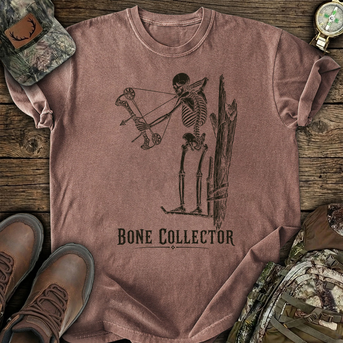 Bowhunter Skeleton T-Shirt product image 3