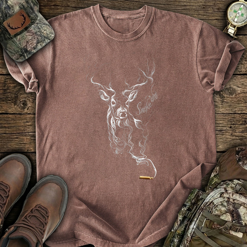 Smokey Deer Hunting T-Shirt product image 3