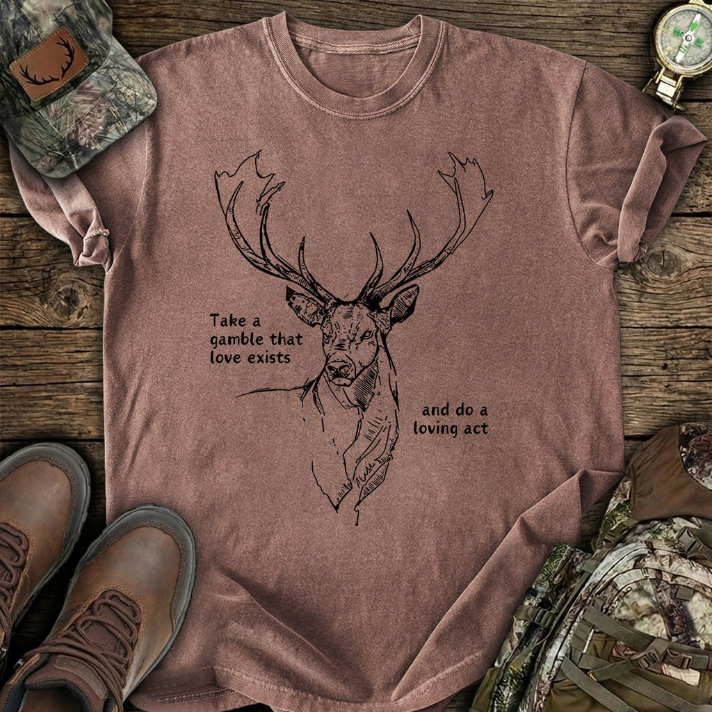 Minimal Deer Love T-Shirt product image 4