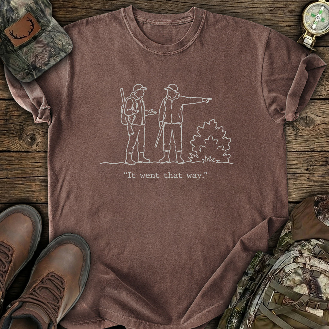 Hunting Buddy Humor T-Shirt product image 4