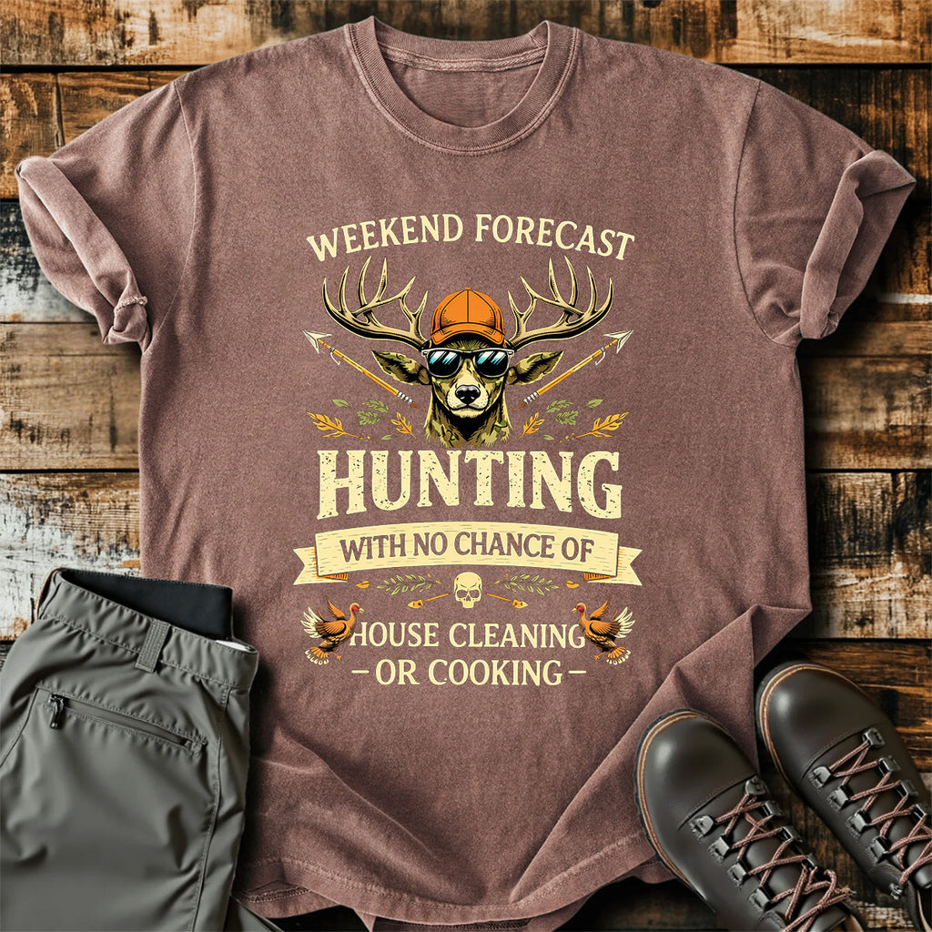 Weekend Hunting Funny T-Shirt product image 4