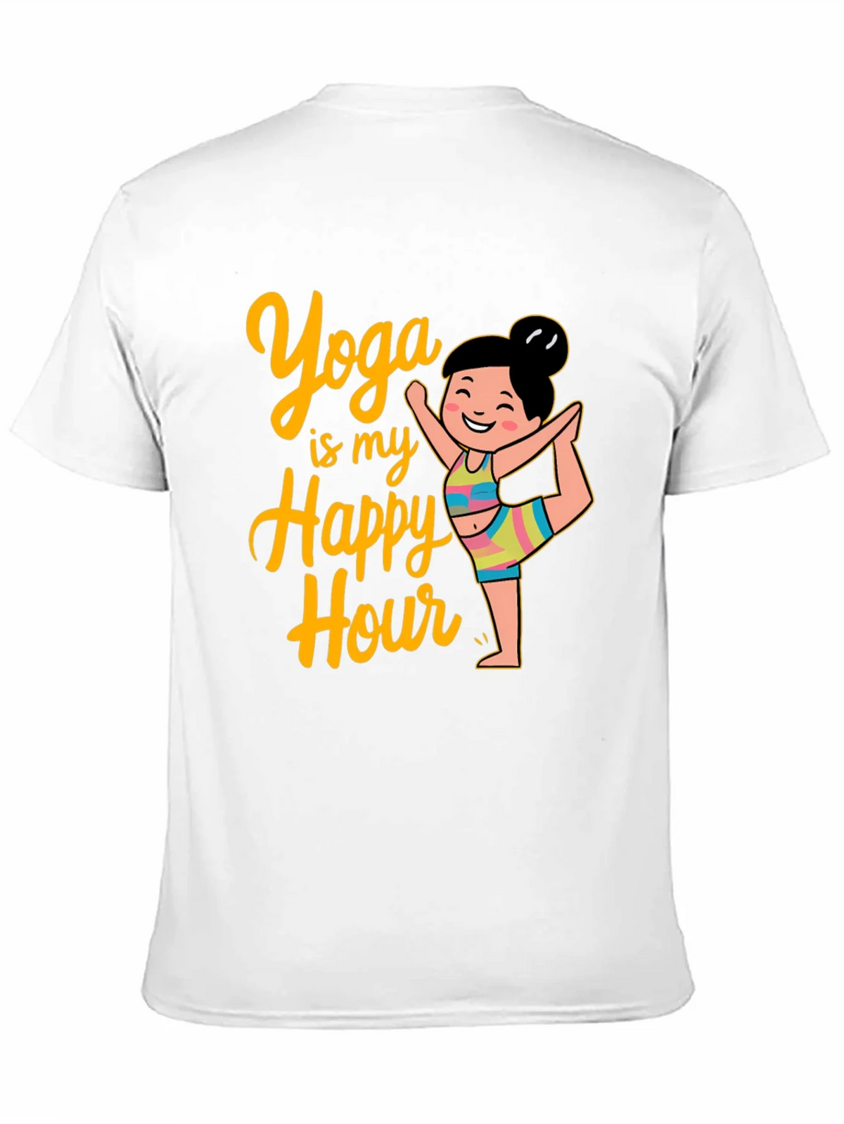 Yoga is My Happy Hour Graphic Tee product image 8