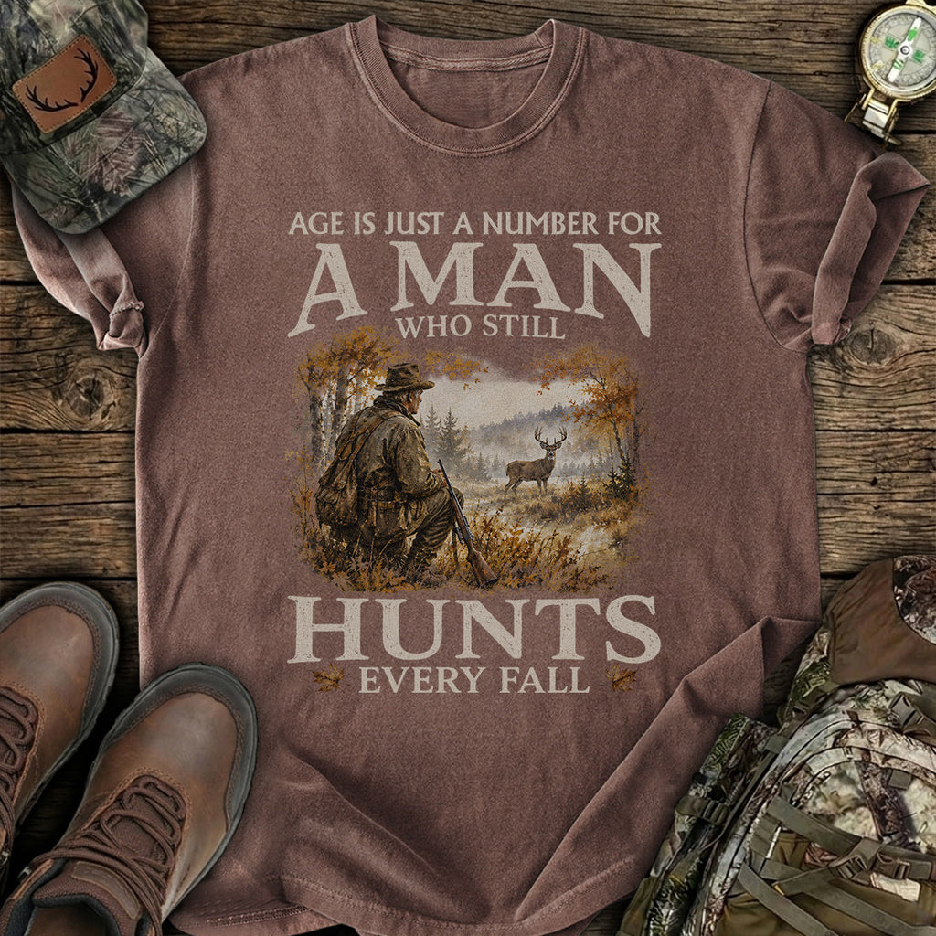 Age Is Just A Number Fall Hunting T-Shirt product image 4
