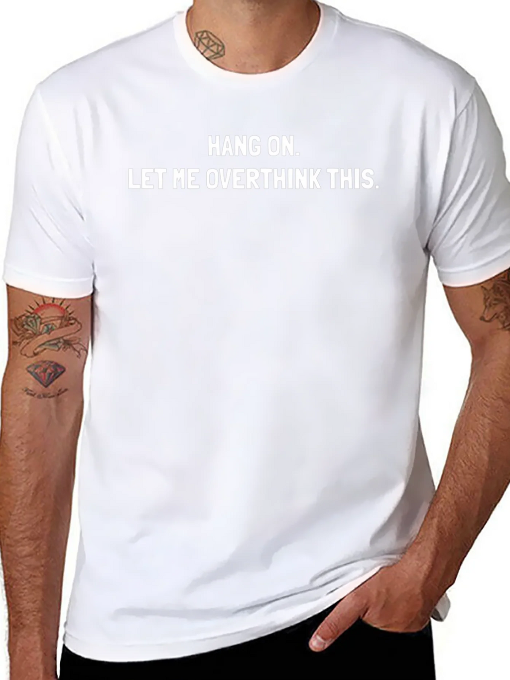 Hang On Let Me Overthink This Black T-Shirt product image 7