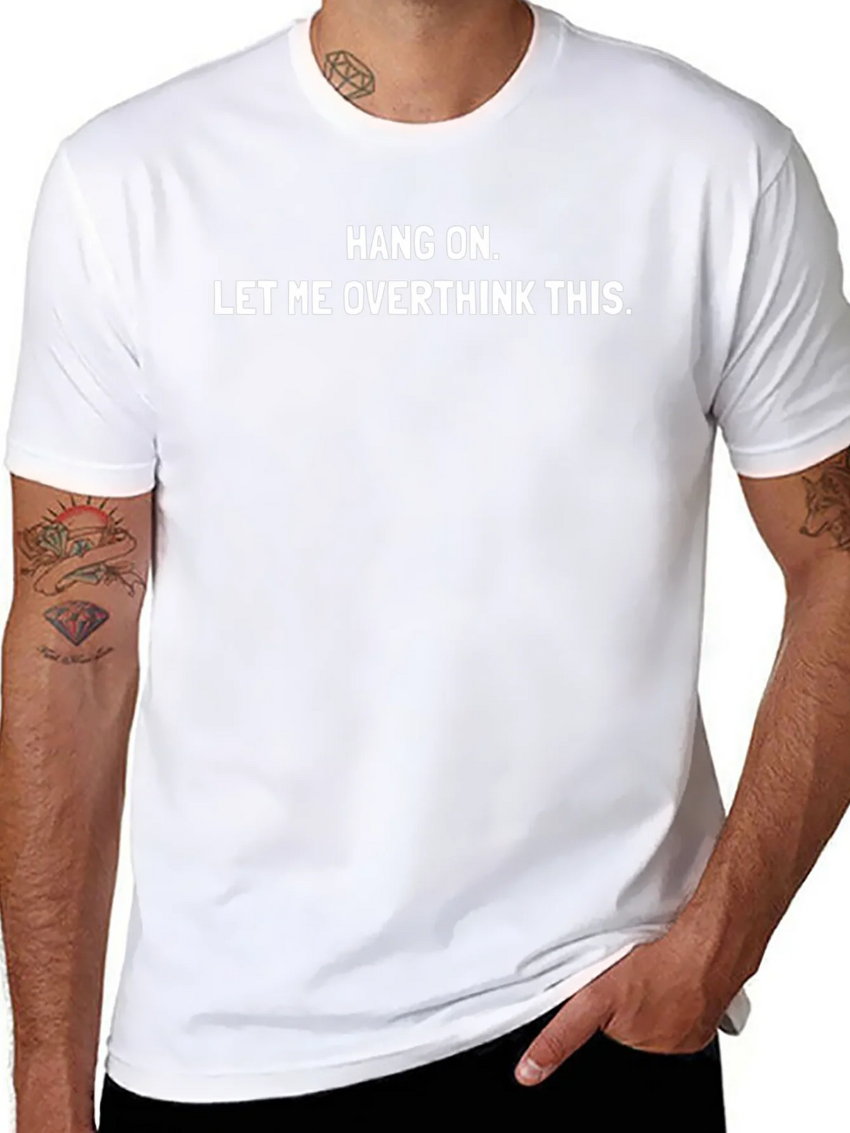Hang On Let Me Overthink This Black T-Shirt product image 7