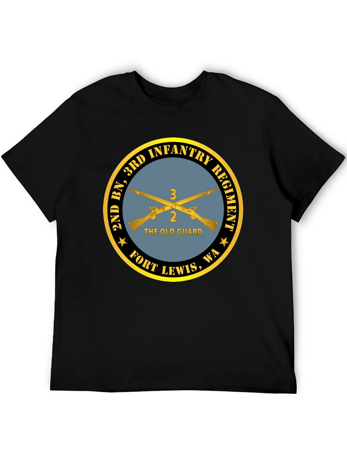 2nd BN 3rd Infantry Regiment Black T-Shirt product image 5