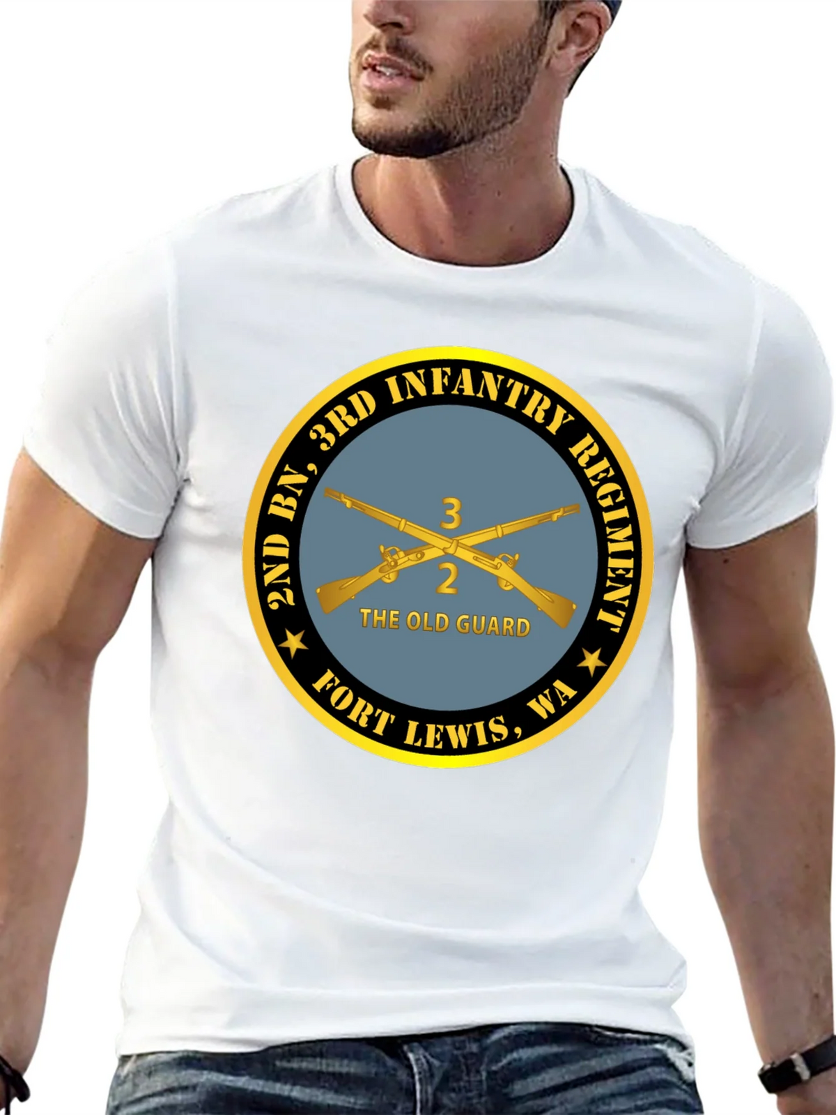 2nd BN 3rd Infantry Regiment Black T-Shirt product image 12