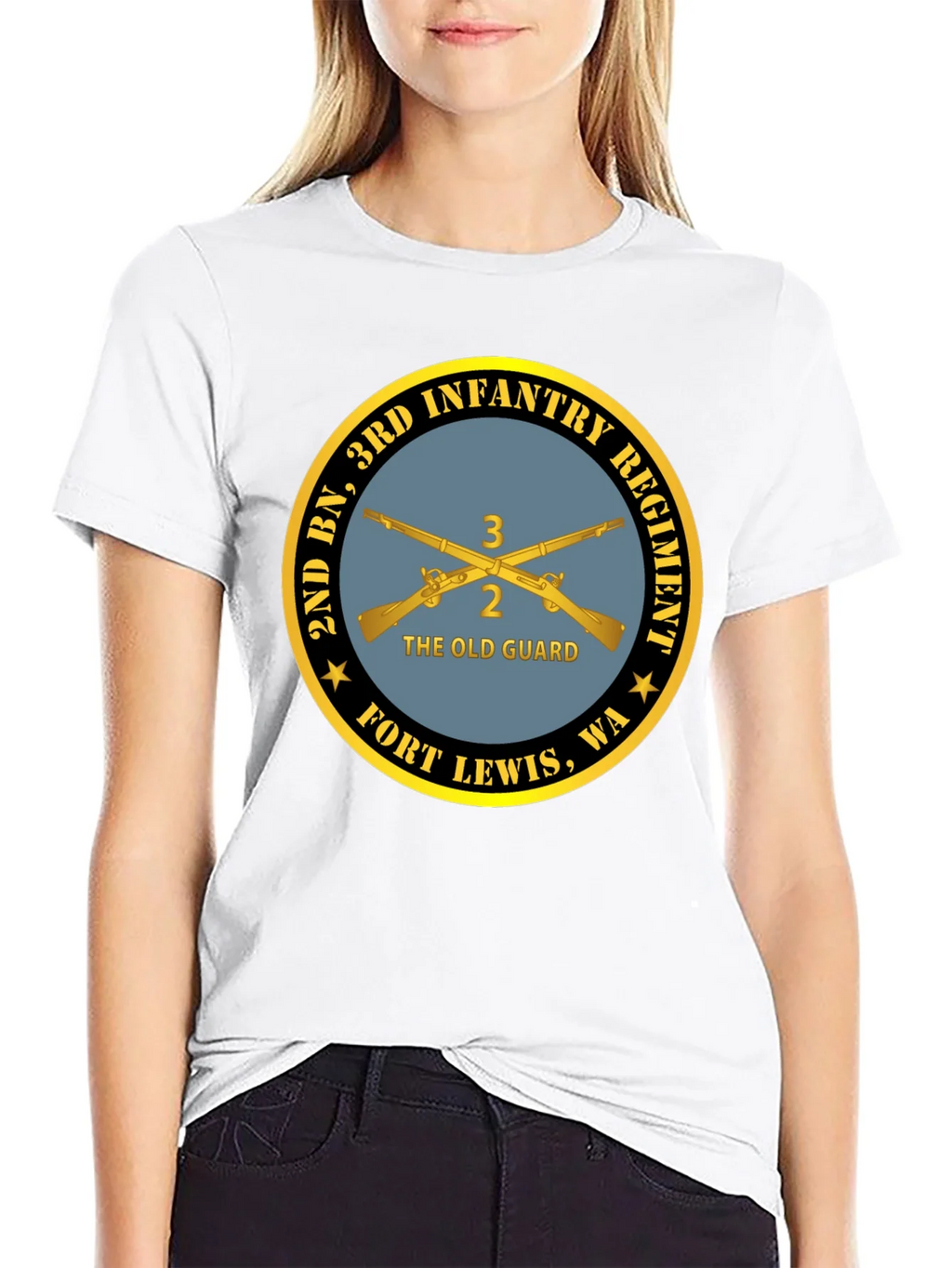2nd BN 3rd Infantry Regiment Black T-Shirt product image 8