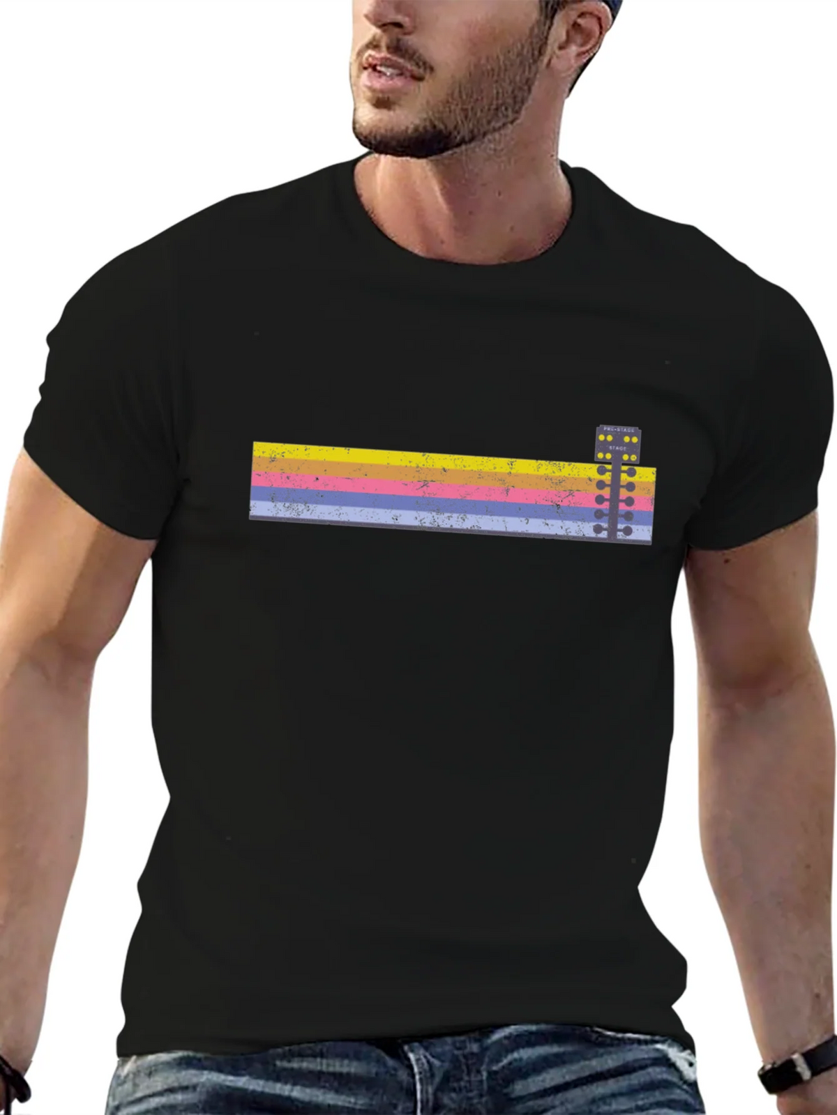 Sunset Drag Race Tree T-Shirt product image 6
