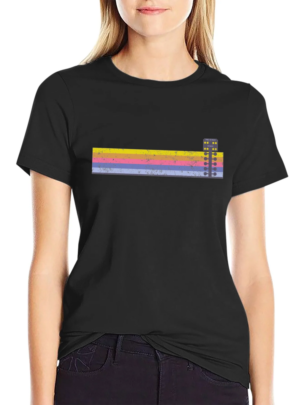 Sunset Drag Race Tree T-Shirt product image 2