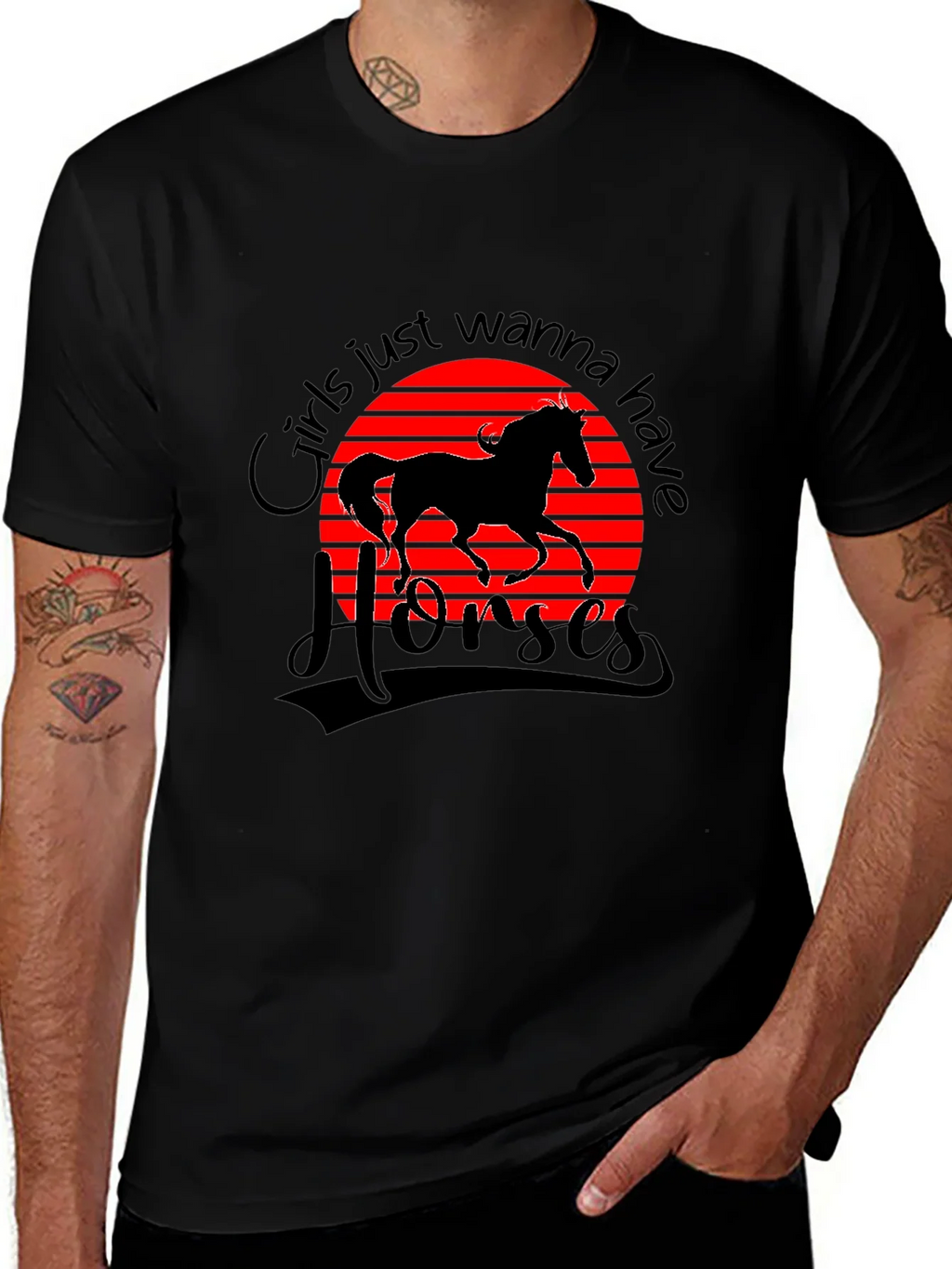 Girls Just Wanna Have Horses T-Shirt product image 1