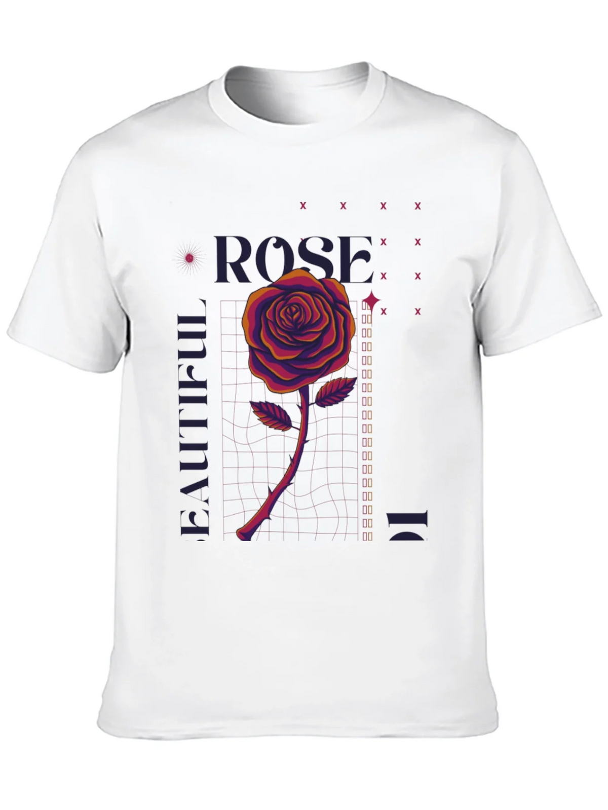 Rose Graphic Print Tee - Beautiful Design product image 9