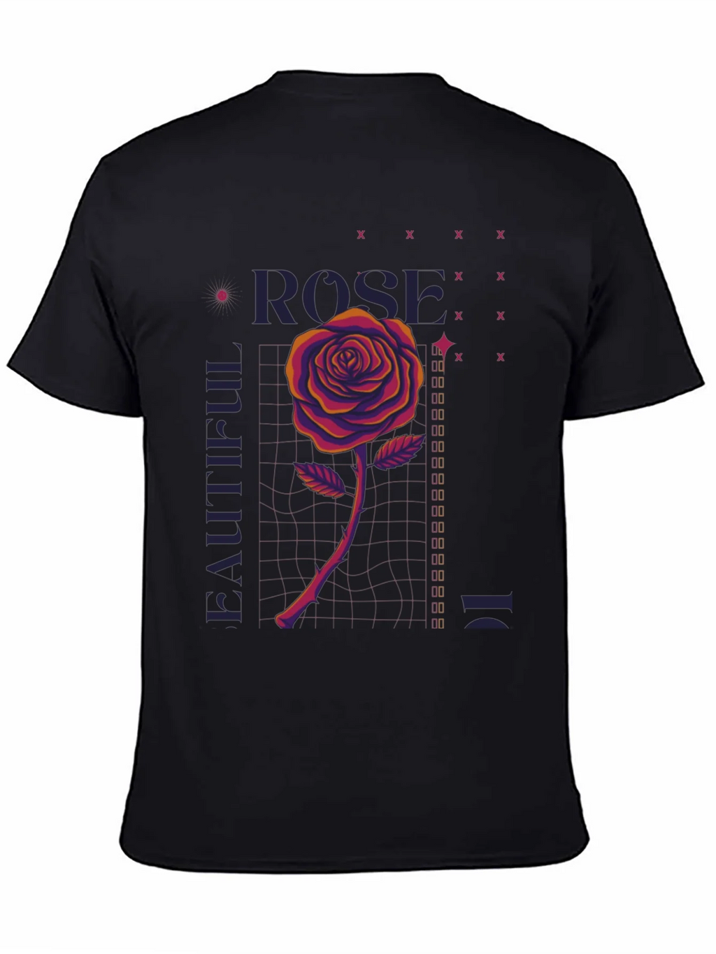 Rose Graphic Print Tee - Beautiful Design product image 4