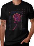 Rose Graphic Print Tee - Beautiful Design product image 1