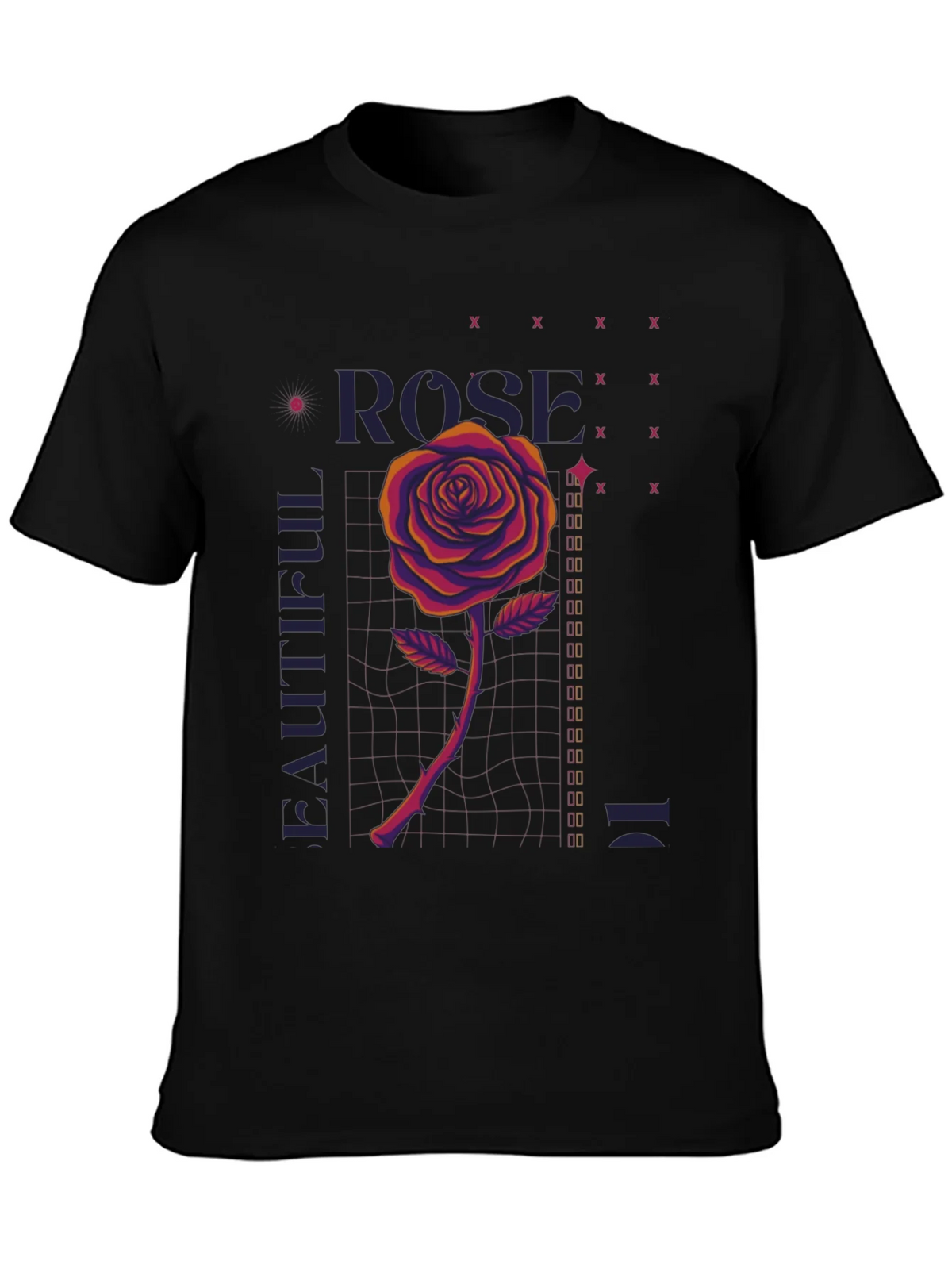 Rose Graphic Print Tee - Beautiful Design product image 3