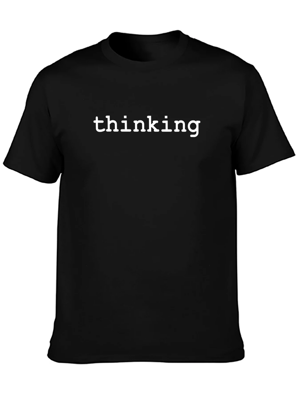 Thinking T-Shirt: Smart & Simple Black Tee product image 3