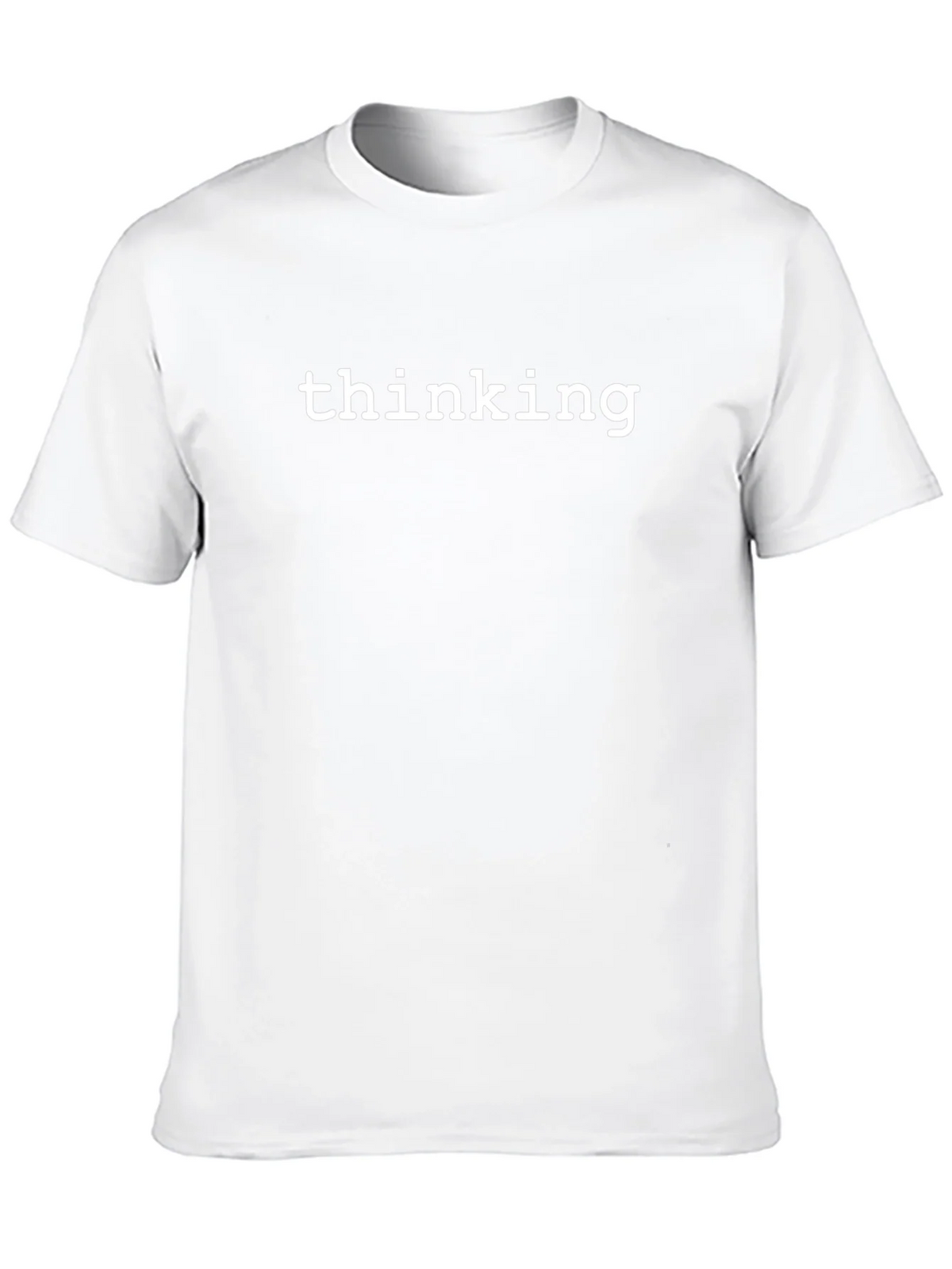 Thinking T-Shirt: Smart & Simple Black Tee product image 9