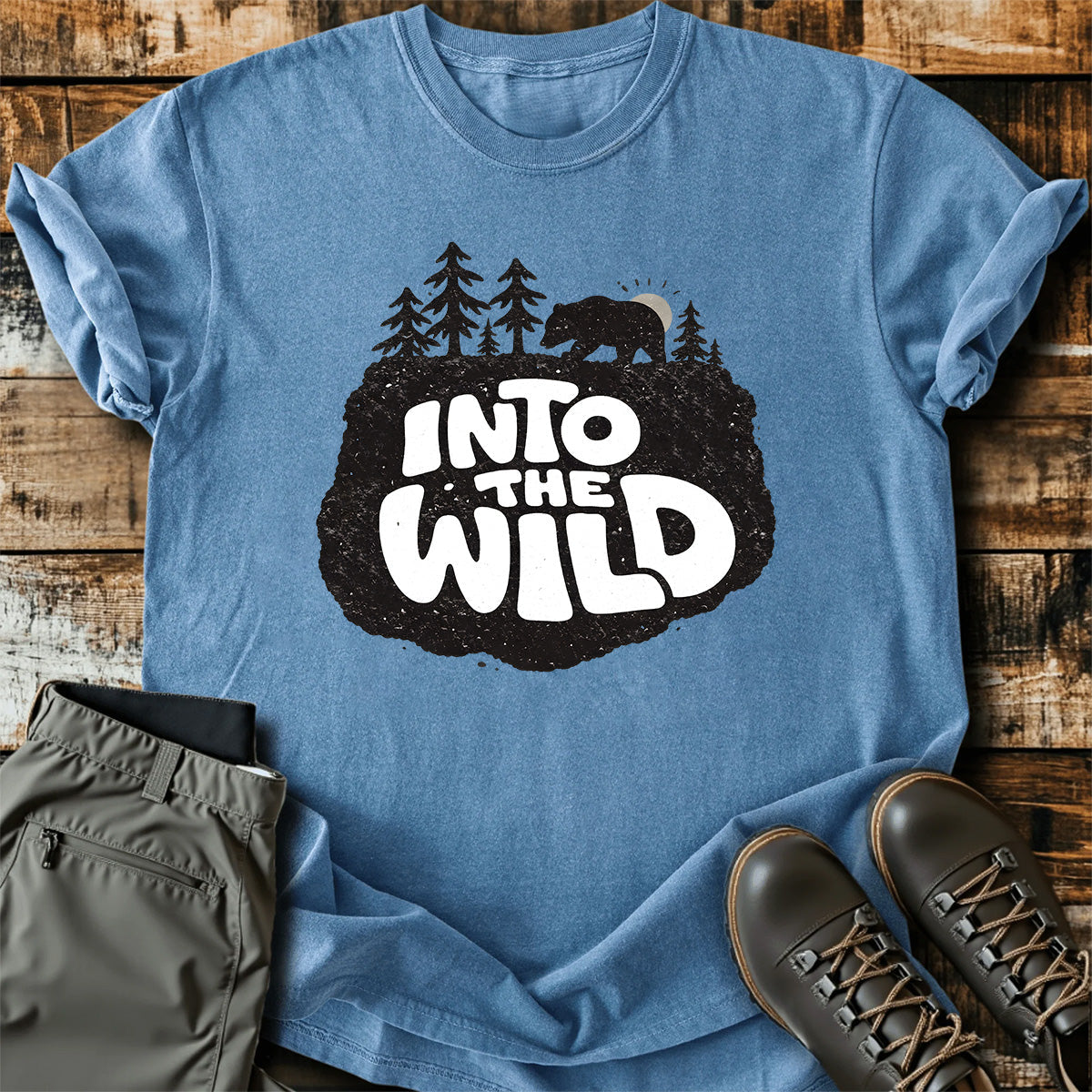 Into The Wild Bear Forest T-Shirt product image 3