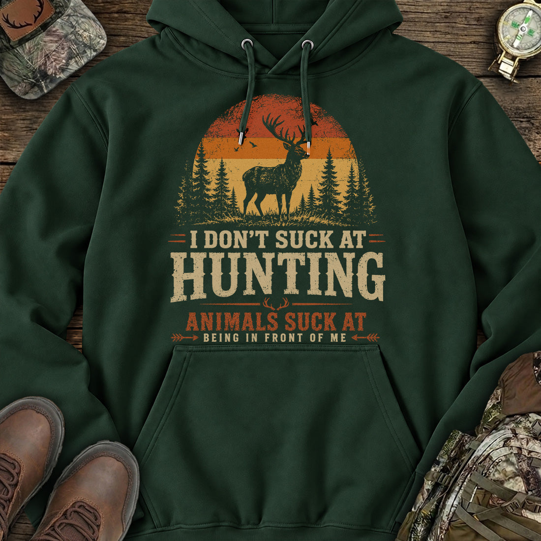 Deer Hunter Humor Hoodie product image 4