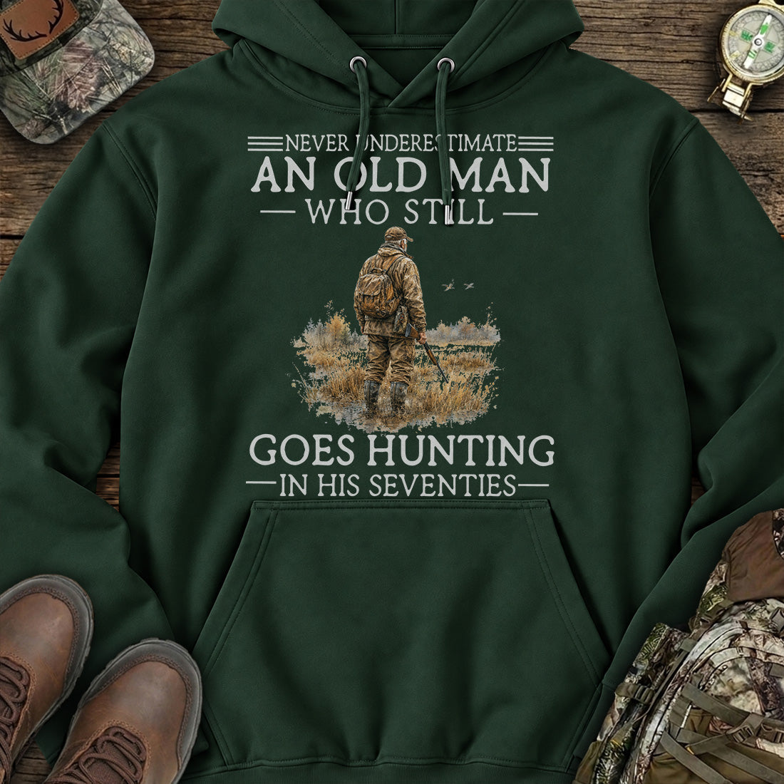 Personalized Ages & Still Hunting Hoodie product image 4