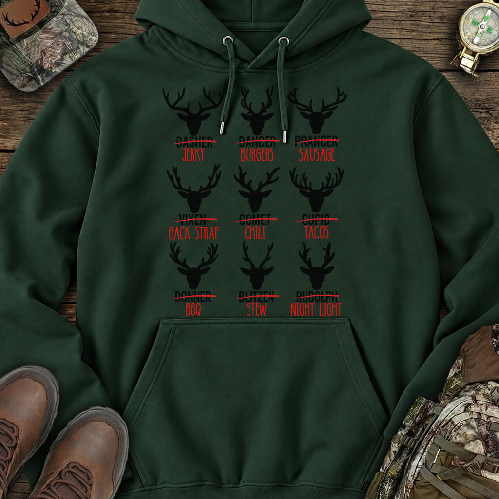 Reindeer Feast Humor Hoodie product image 2