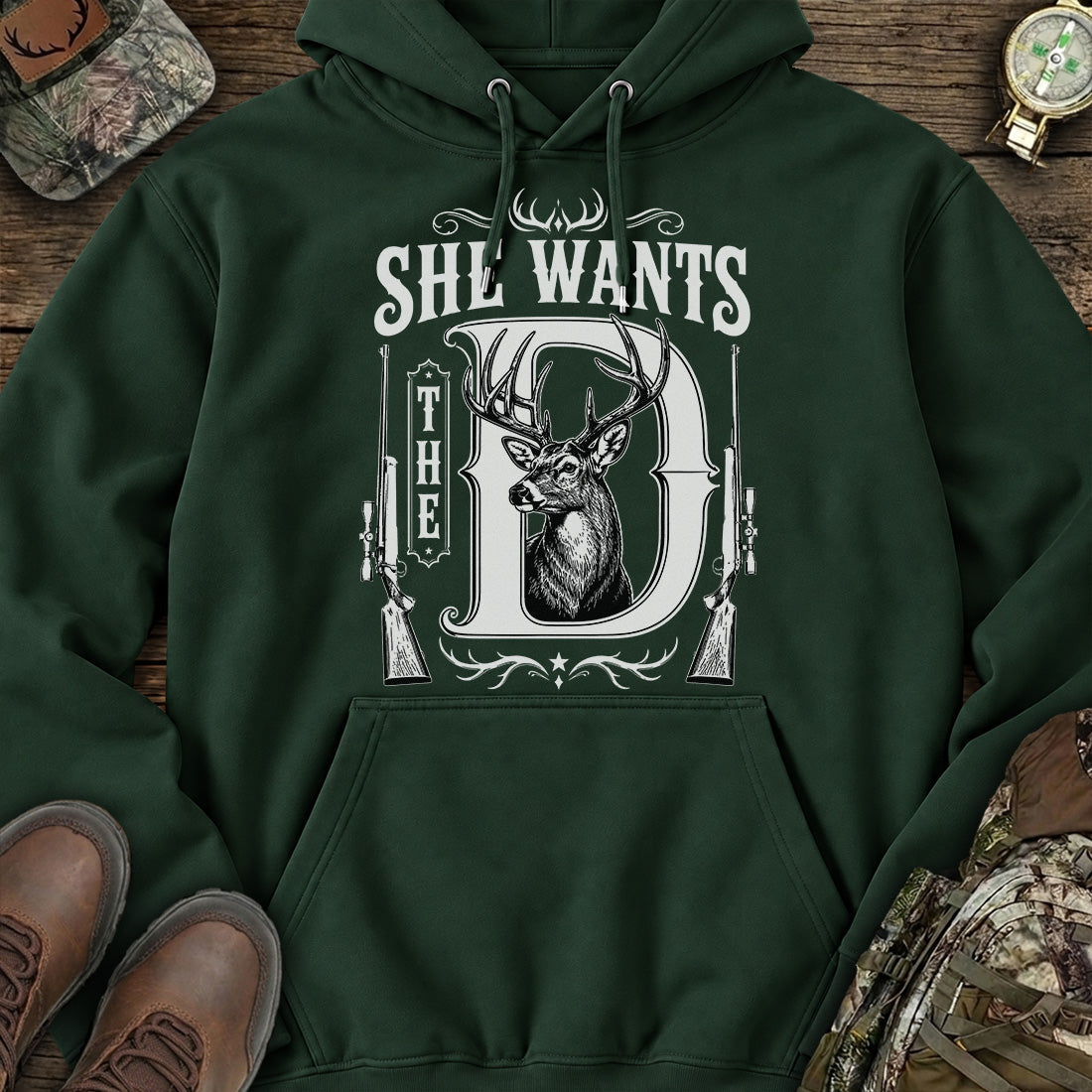 She Wants The Buck Hoodie product image 6