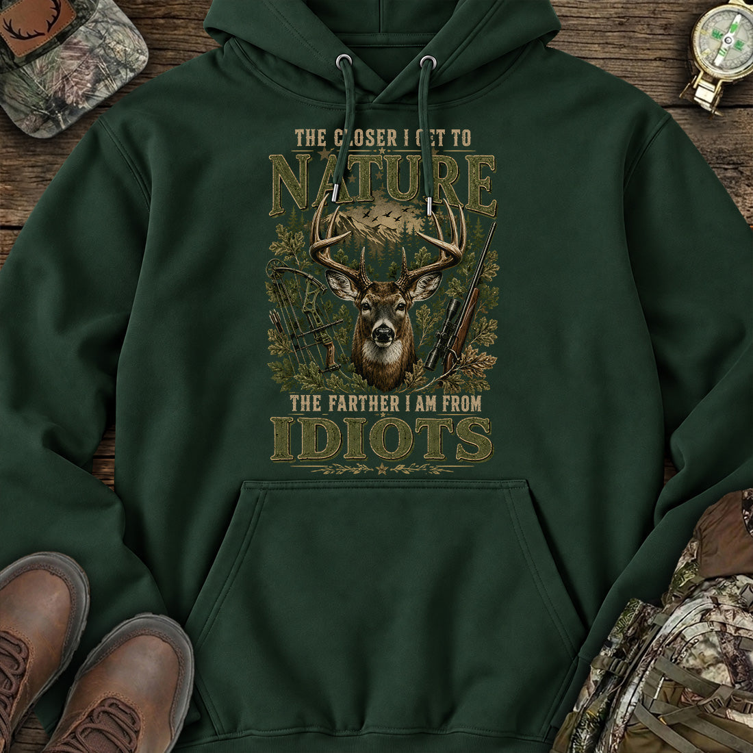 Nature Over Noise Hoodie product image 5