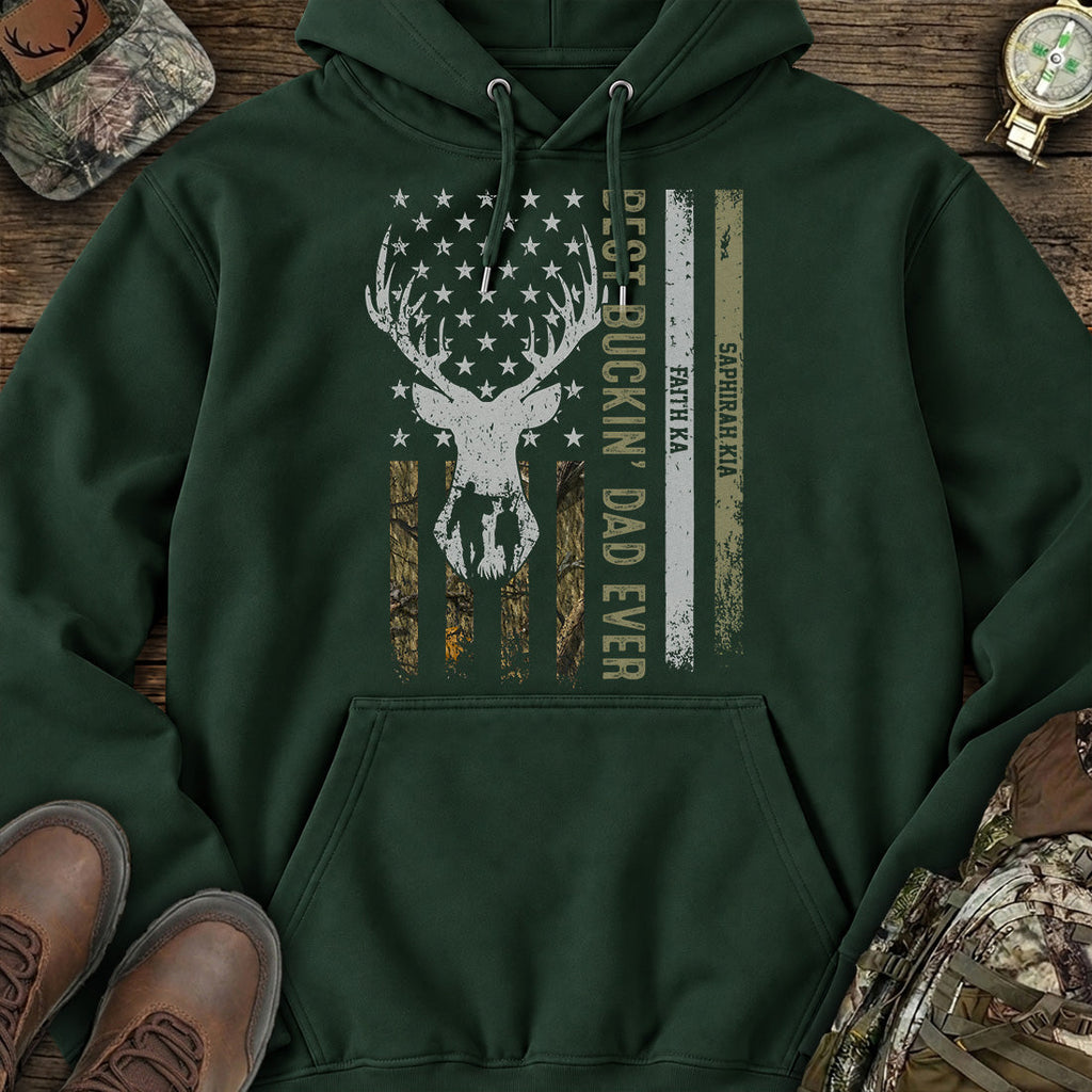 Patriotic Buck Dad Hoodie product image 4