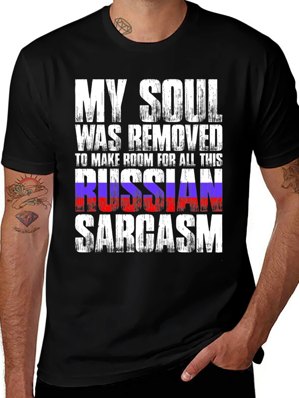Russian Sarcasm Graphic T-Shirt product image 1