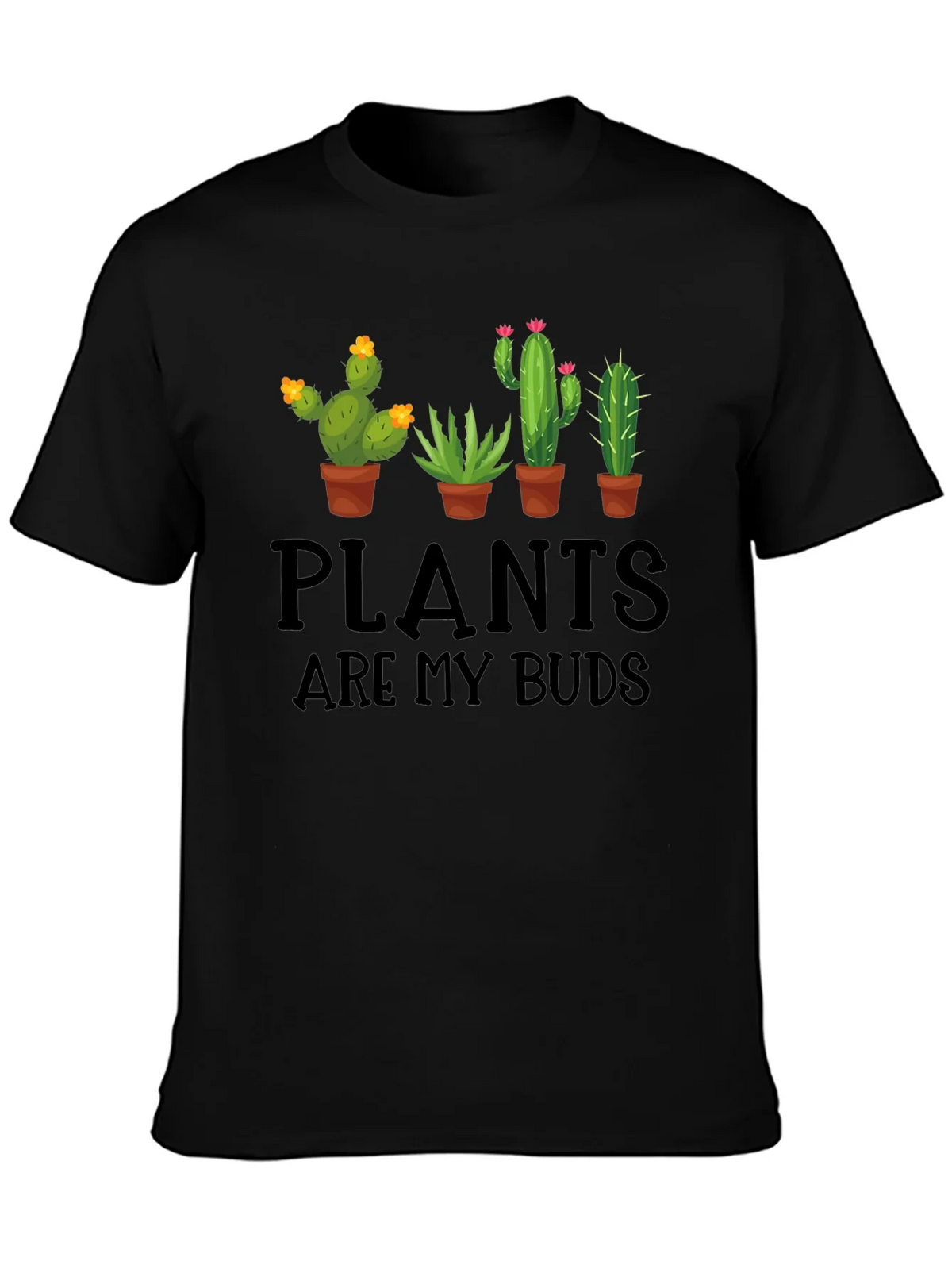 Plants are my Buds Graphic T-Shirt product image 3