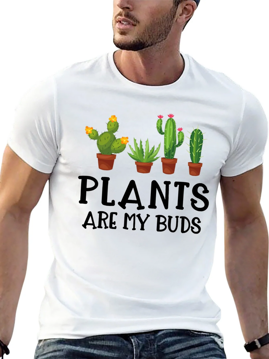 Plants are my Buds Graphic T-Shirt product image 11