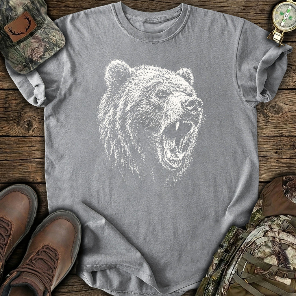 Roaring Grizzly Bear T-Shirt product image 3