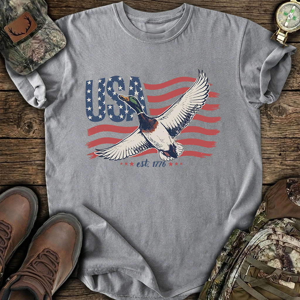 Patriotic Duck Hunting T-Shirt product image 6