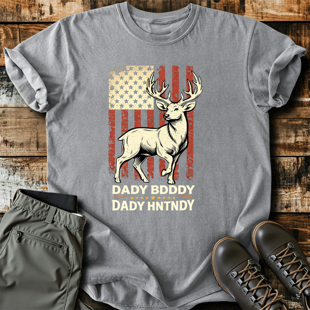 American Deer Hunting Dad T-Shirt product image 6