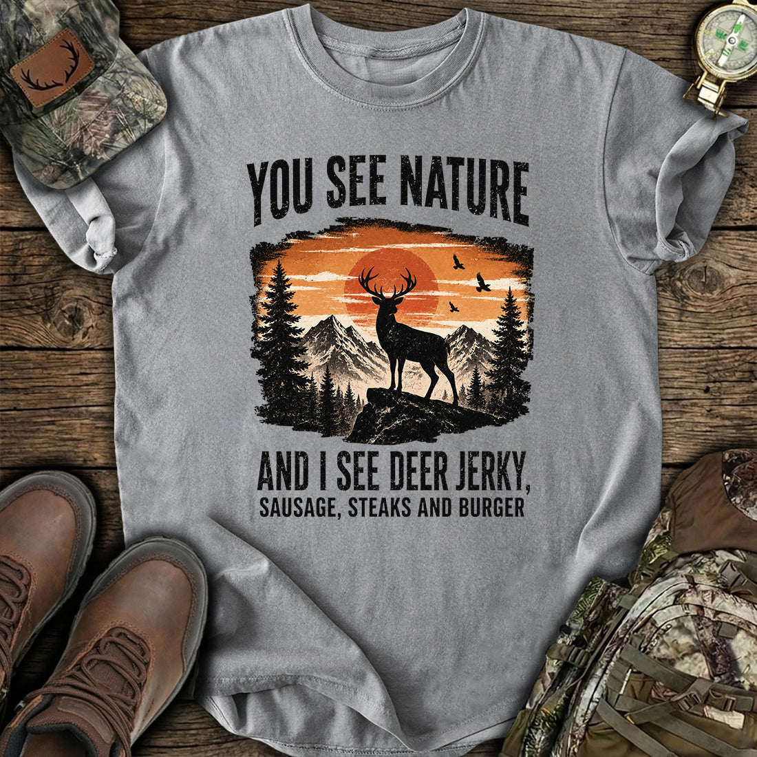 Deer Jerky Vision T-Shirt product image 3