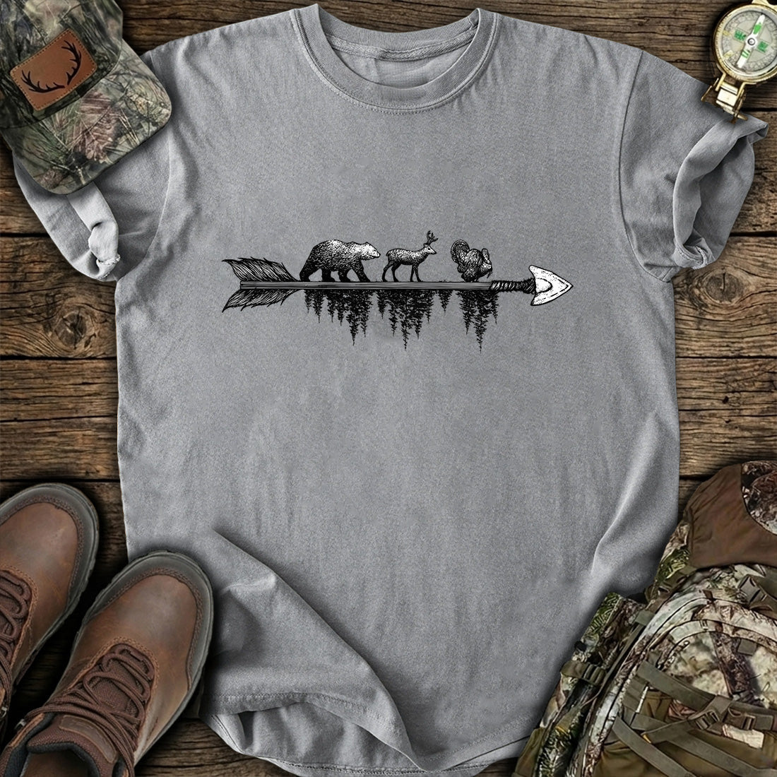 Hunting Arrow Wildlife T-Shirt product image 6