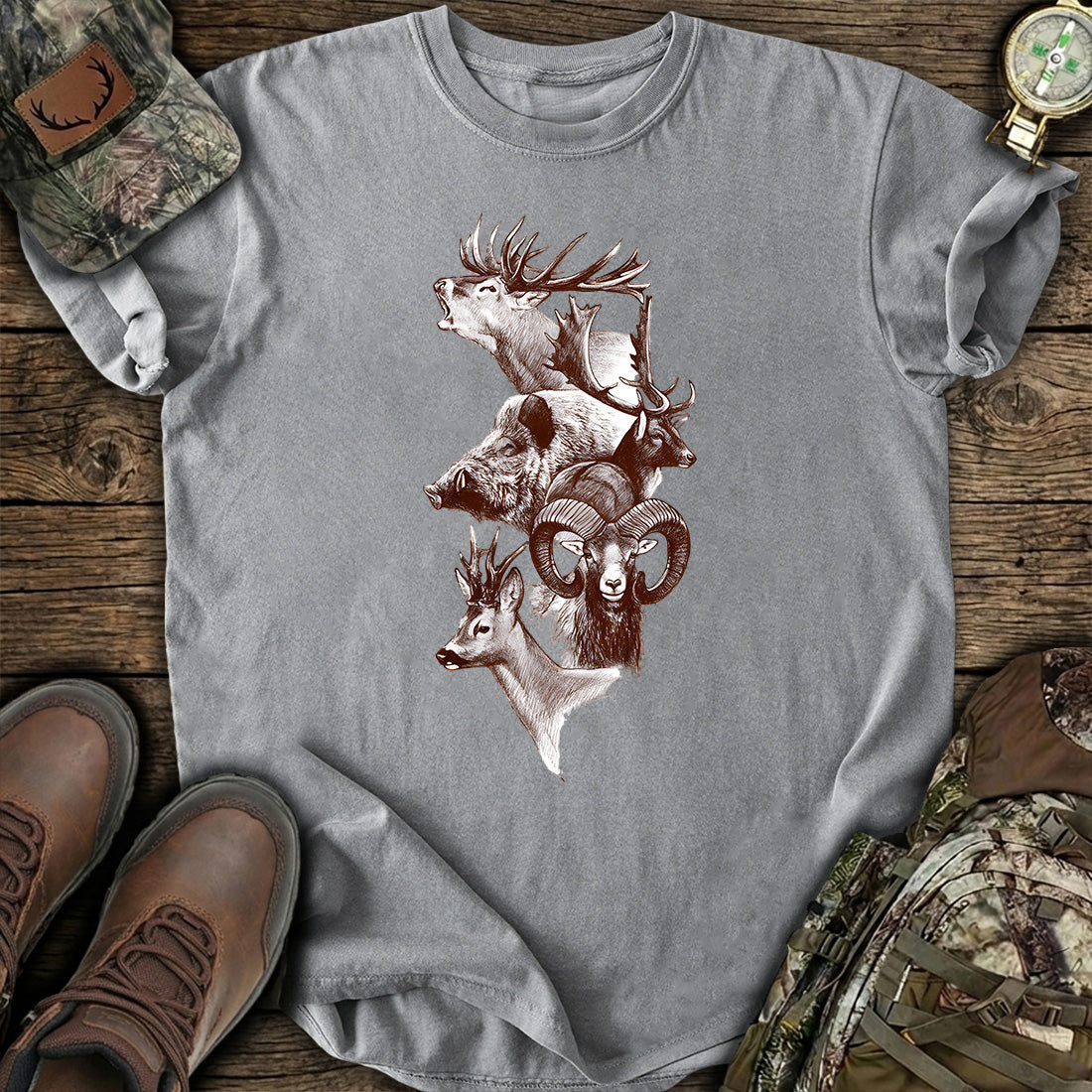 Big Game Hunting Animals T-Shirt product image 5