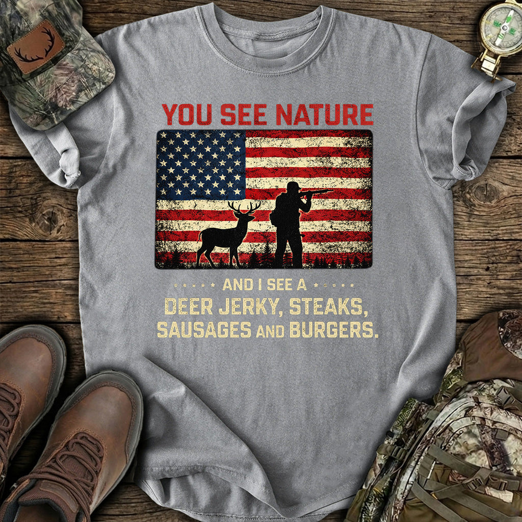 You See Nature I Deer T-Shirt product image 6