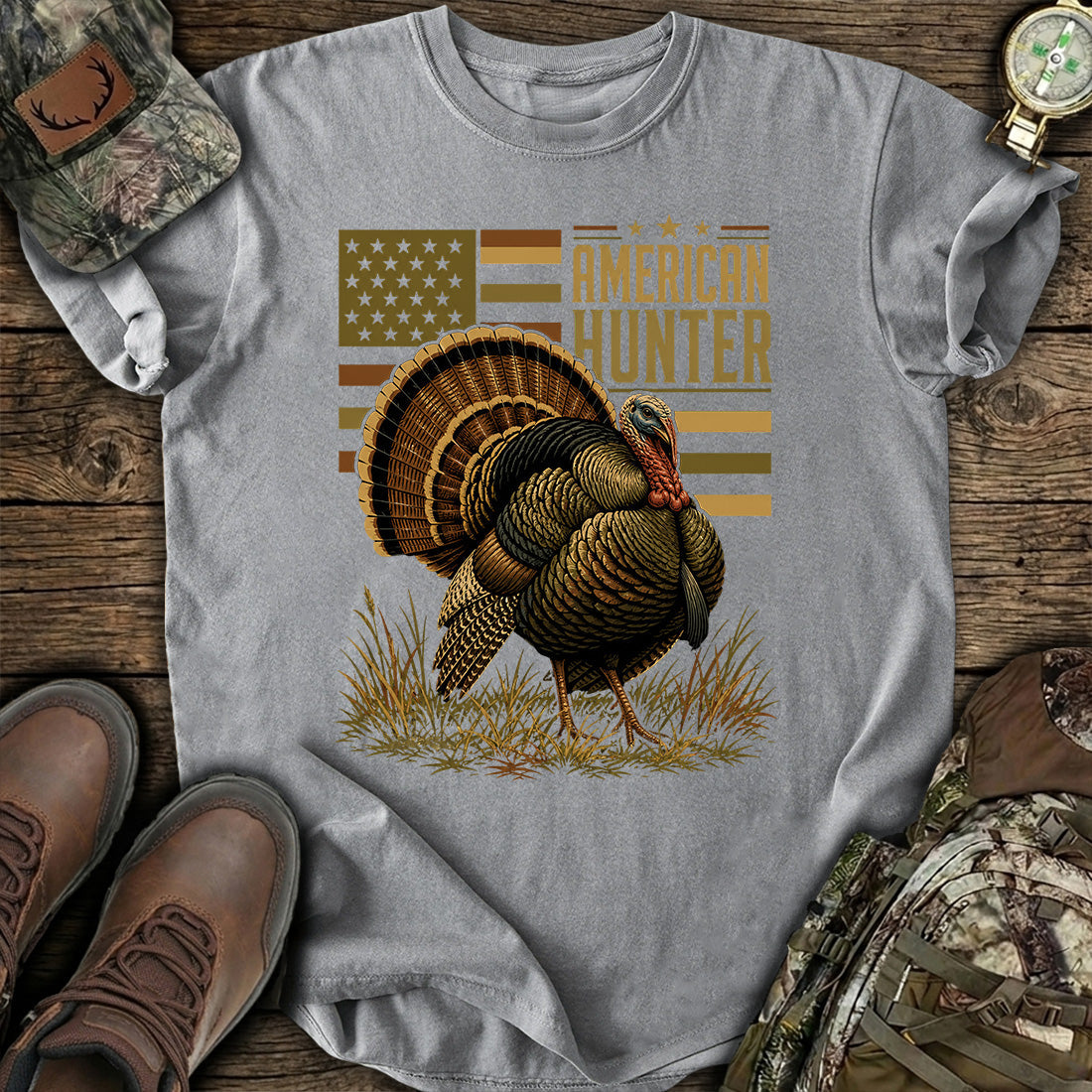 American Turkey Hunter T-Shirt product image 4