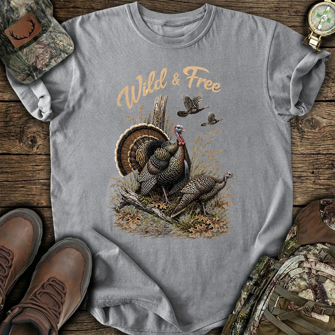 Wild Turkey Hunting T-Shirt product image 6