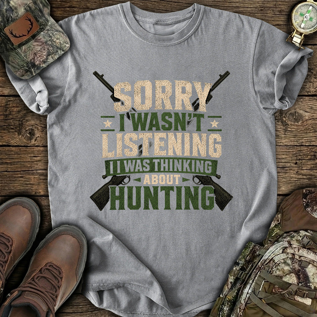 I Was Thinking About Hunting T-Shirt product image 5