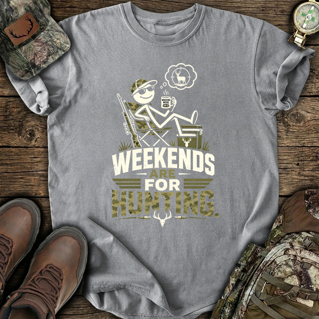 Weekends For Hunting T-Shirt product image 5