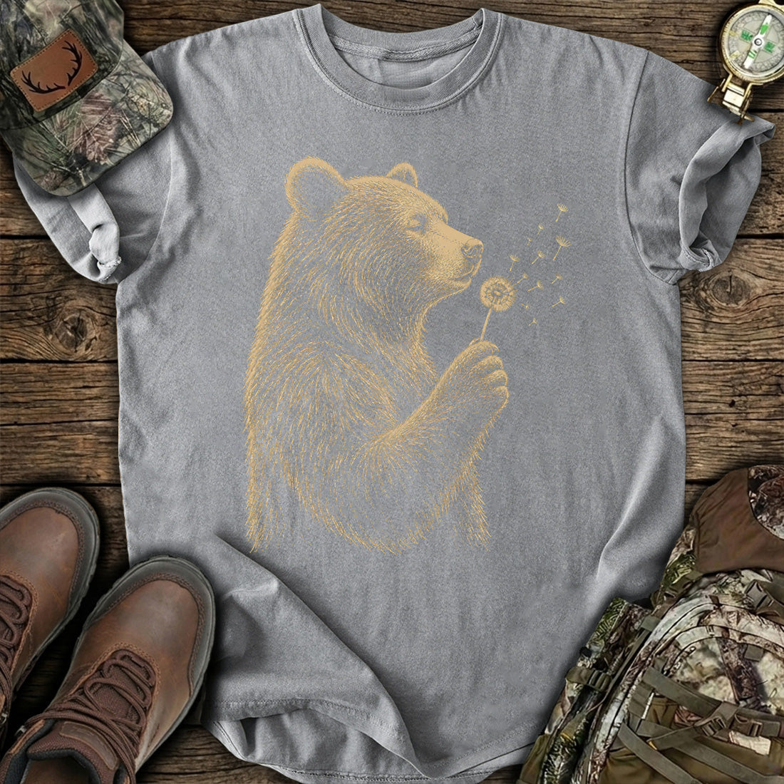Cute Bear Dandelion T-Shirt product image 5