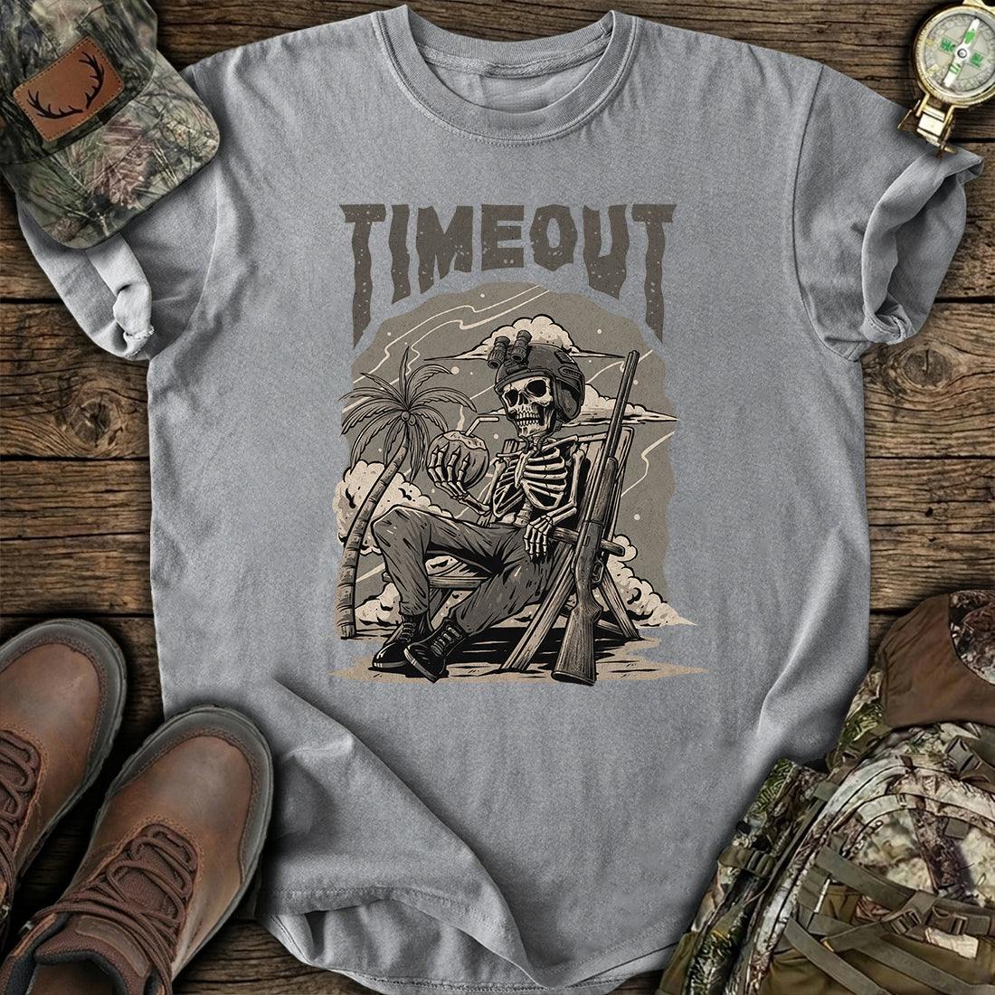 Timeout Skeleton T-Shirt product image 4
