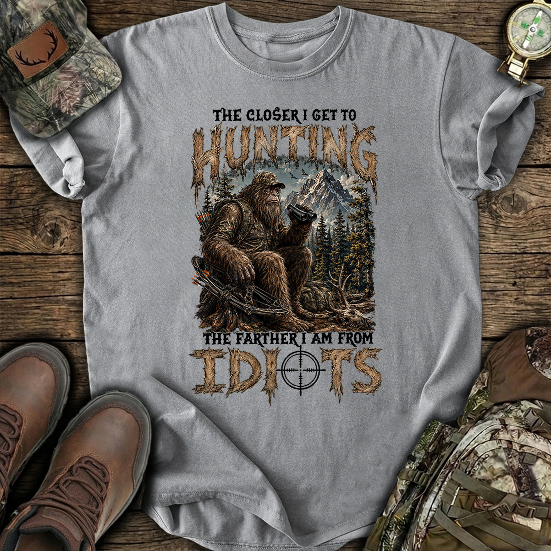 Bigfoot Hunter Spirit T-Shirt product image 5