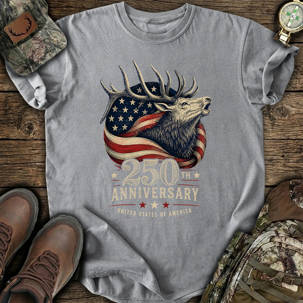 Patriotic Elk Hunting T-Shirt product image 6