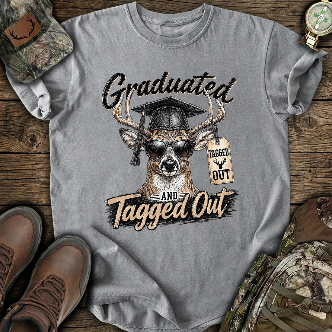 Proudly Tagged Out T-Shirt product image 5